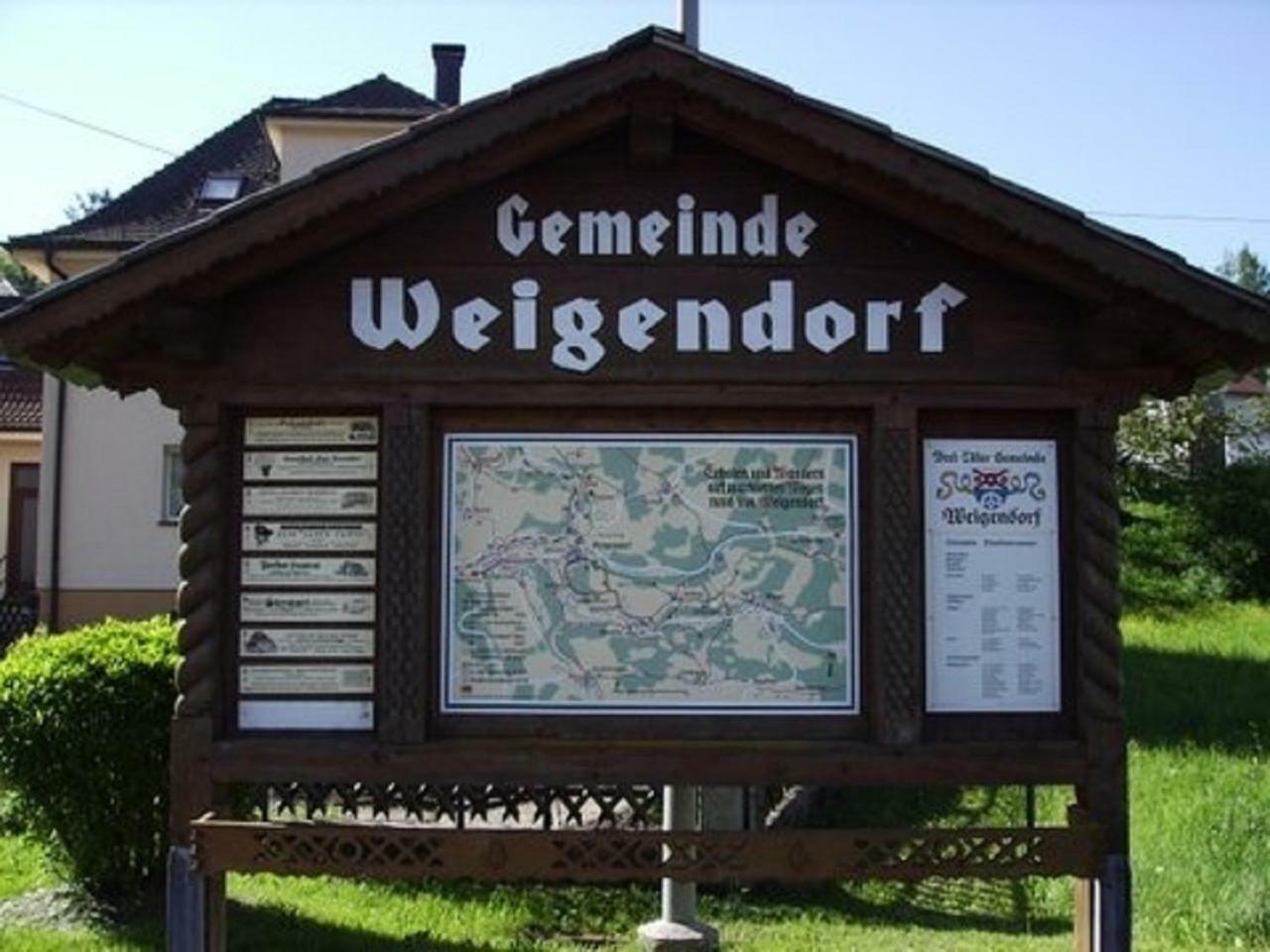 Hotel-Pension Haus Hubertus Weigendorf Exteriér fotografie